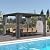 10' ×12' Outdoor Louvered Pergola, Aluminum Outdoor Louvered Pergola Patio with Adjustable Roof for Outdoor Deck, Backyard, Garden (10X12FT)