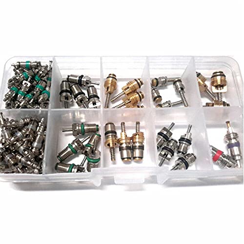 LIBAISI 102pcs / set auto A/C Air Conditioners Valve Core Remover Tool R12 en R134A Valve Core Automotive… - Image 6