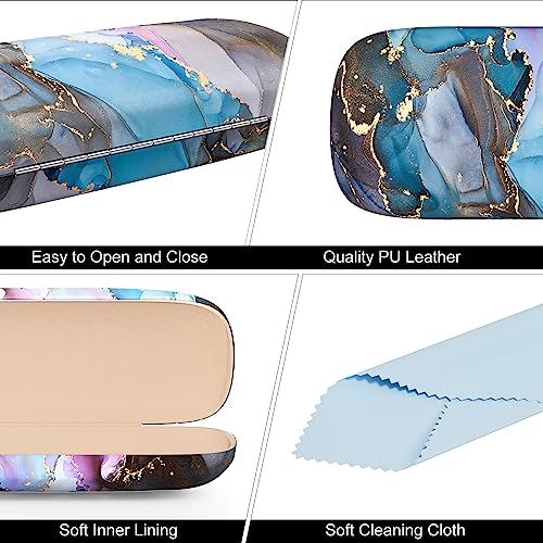 Image of Eyeglasses Case, Hard Shell Protective Case for Glasses, Unisex for Women Men