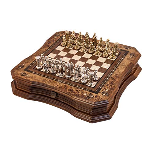 Muba Mosaic Art Wooden Chess Set