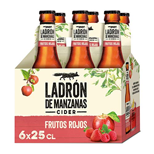 Ladrón de Manzanas Frutos Rojos Cider Pack Botella, 6 x 25cl Cover