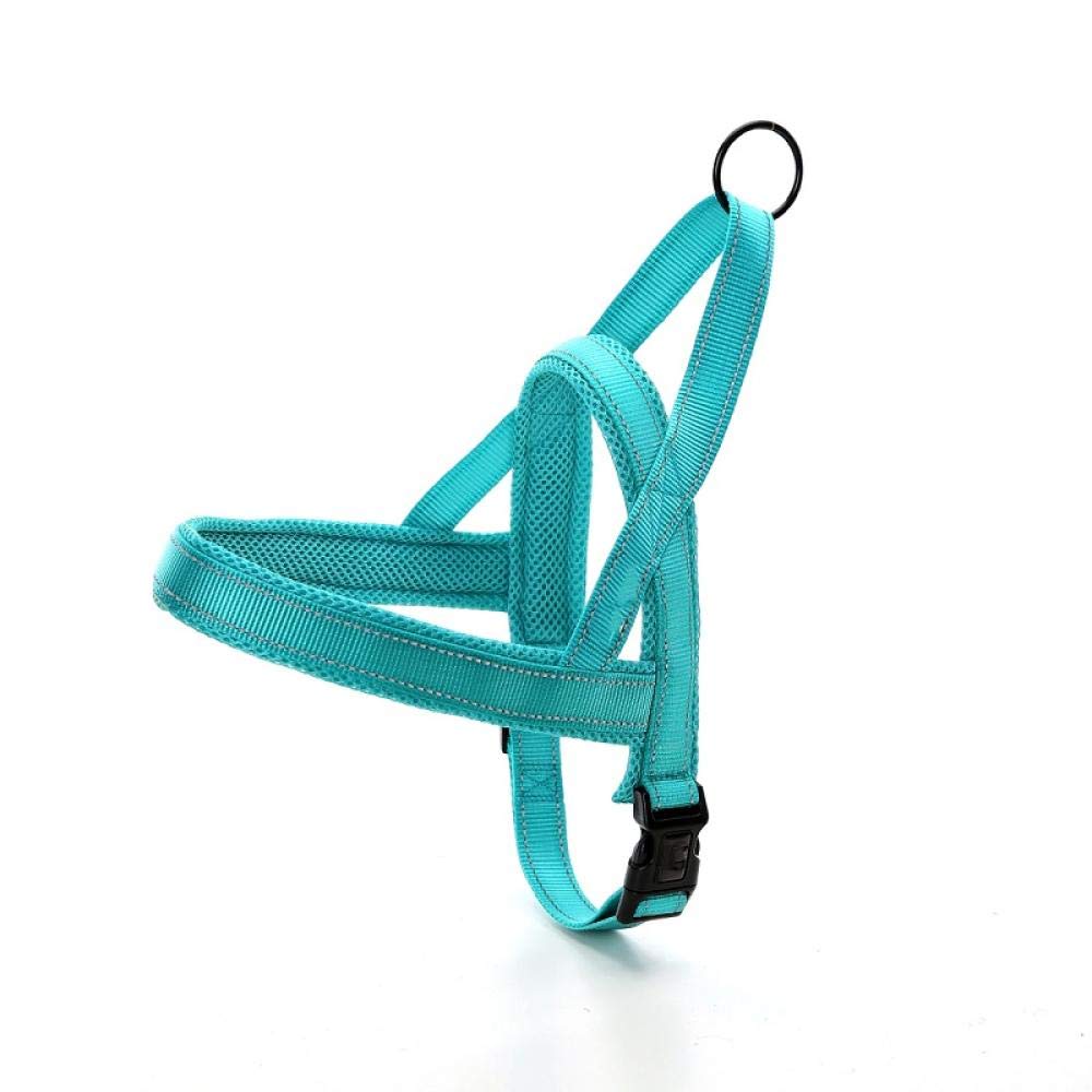 NX Instala rápidamente el arnés para perro, chaleco reflectante para mascotas, malla suave y arnés transpirable para perro, adecuado para perros pequeños, medianos y grandes, correa de pecho XS