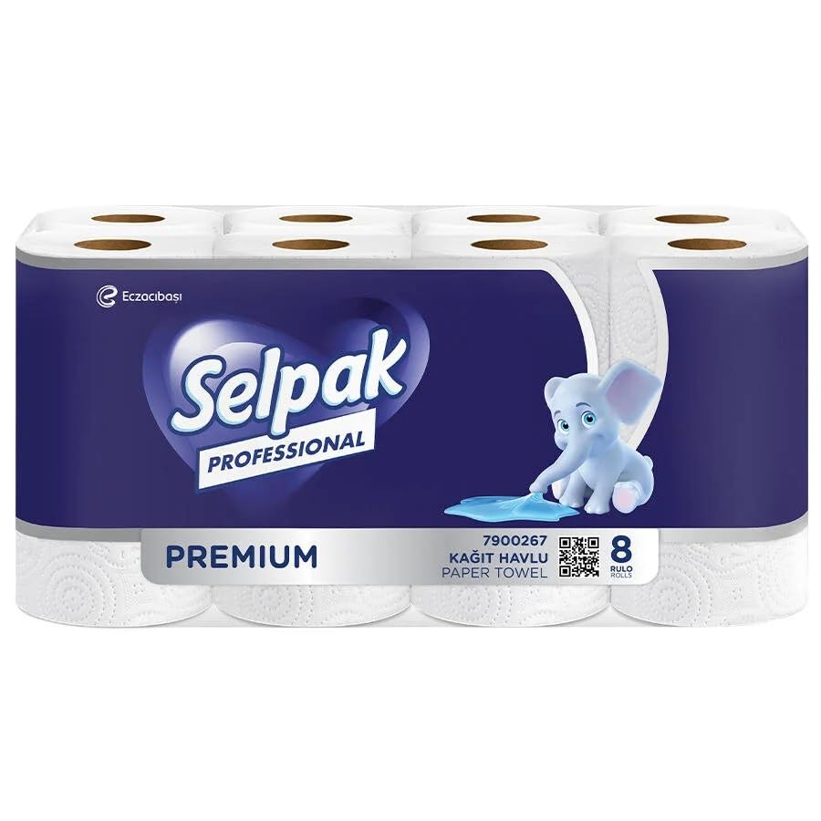 Selpak Professional Premium Havlu Kağıt, 8 Rulo