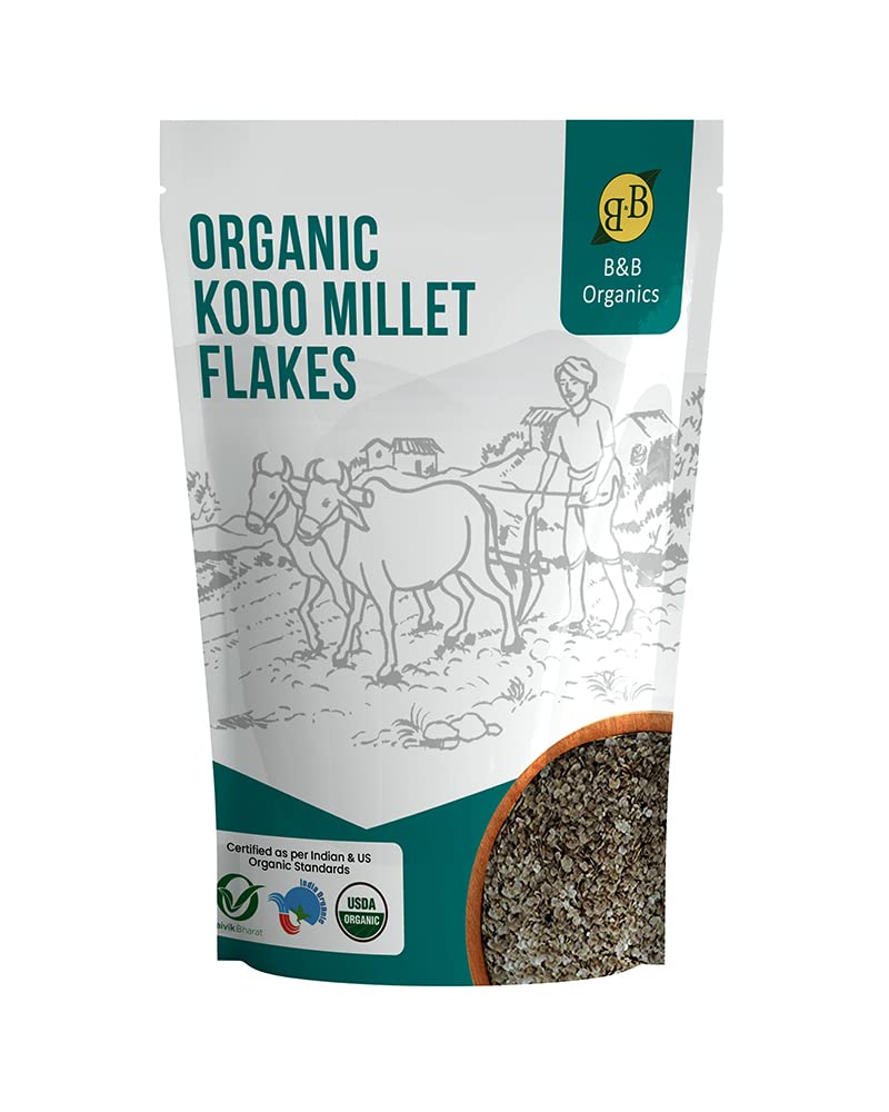 B&B Organics Kodo Millet Flakes (500 grams)/ Traditional Millet flakes/Varagu Aval. (B08HSDMZKC) Amazon Price History, Amazon Price Tracker