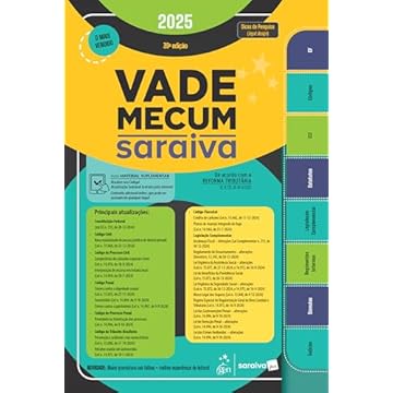 Capa do livro Vade Mecum Saraiva Tradicional - 39ª' Edição 2025