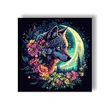 Wergund 5D DIY Diamond Art Wolf, Diamond Ar… product image