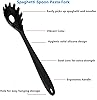Armrouns Silicone Pasta Fork (11.2"), 2-Pack Spaghetti Server Spoon Heat Resistant 600°F, Food Grade Pasta Spoon, BPA Free, Noodle Spoons. (Silicone) #3