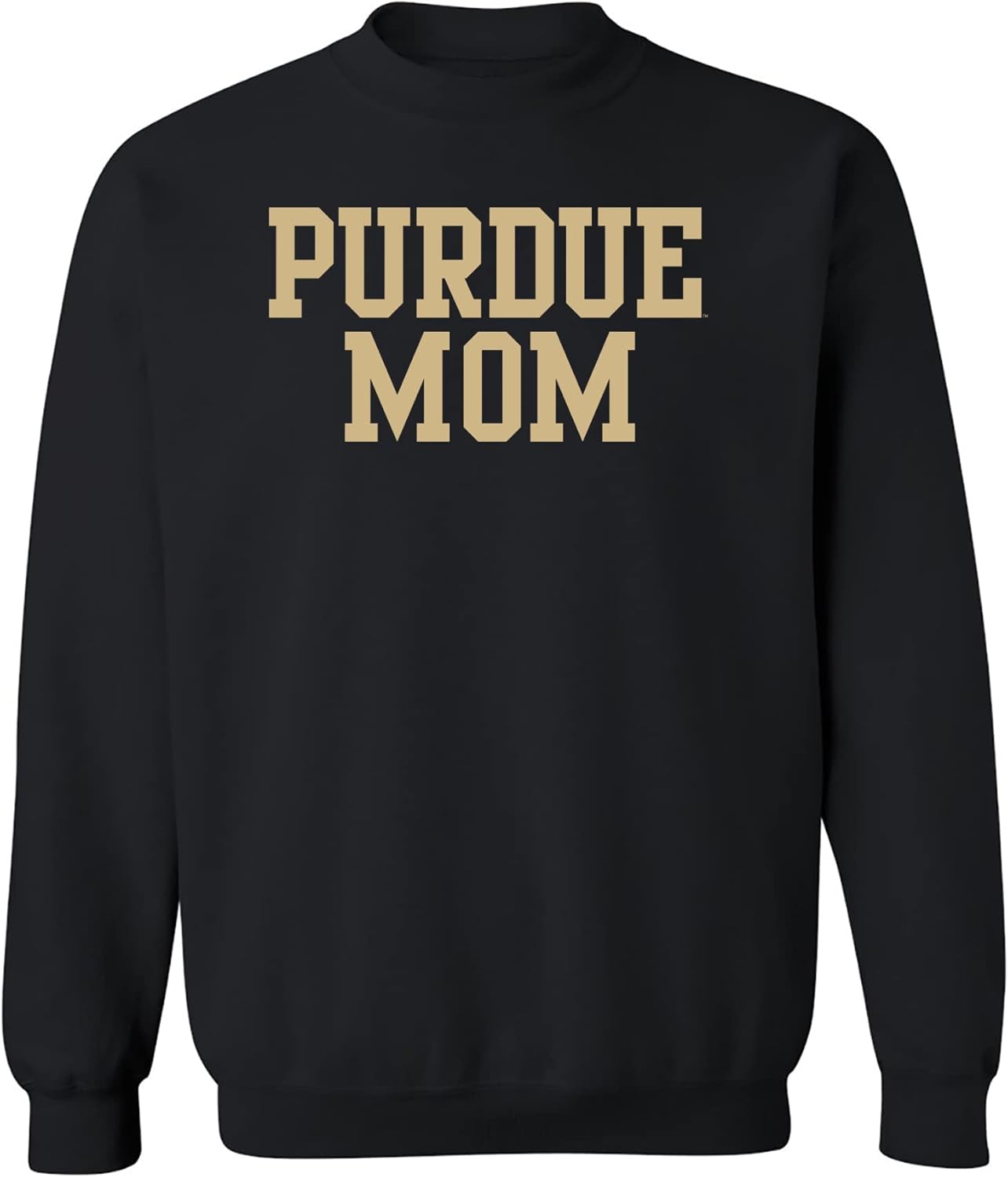 UGP Campus Apparel NCAA Basic Block Mom, Team Color Crewneck, College, University