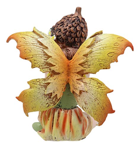 Ebros Gift Enchanted Fairy Garden Acorn Summer Faerie Figurine 3" H Miniature Figurines Collection Do It Yourself Ideas For Your Home Collectible Fairies Elf Nymph Pixies Fantasy Decor Sculpture #TOP4