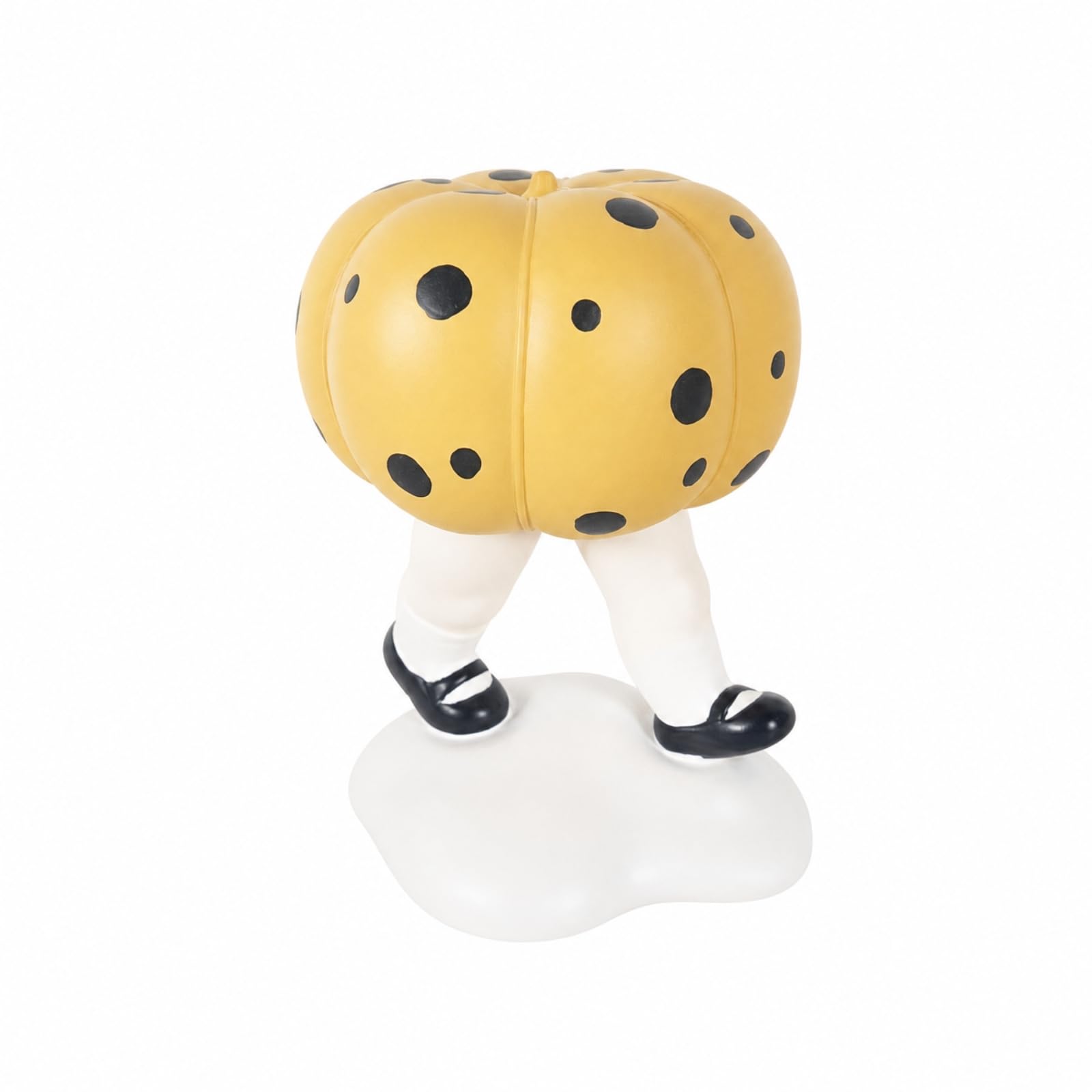 Milageto Zucca Decorativa da Appoggio, Giallo, 13x14x18cm