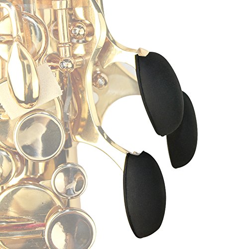selmer palm key rubbers thumb rest cushion alto sax Saxophone Rubber Thumb Palm Key Pads Cushions for Soprano Alto Tenor Sax Wind Instruments Rest Risers Pad Side Cushion Protector Instrument Accessor - Image 2