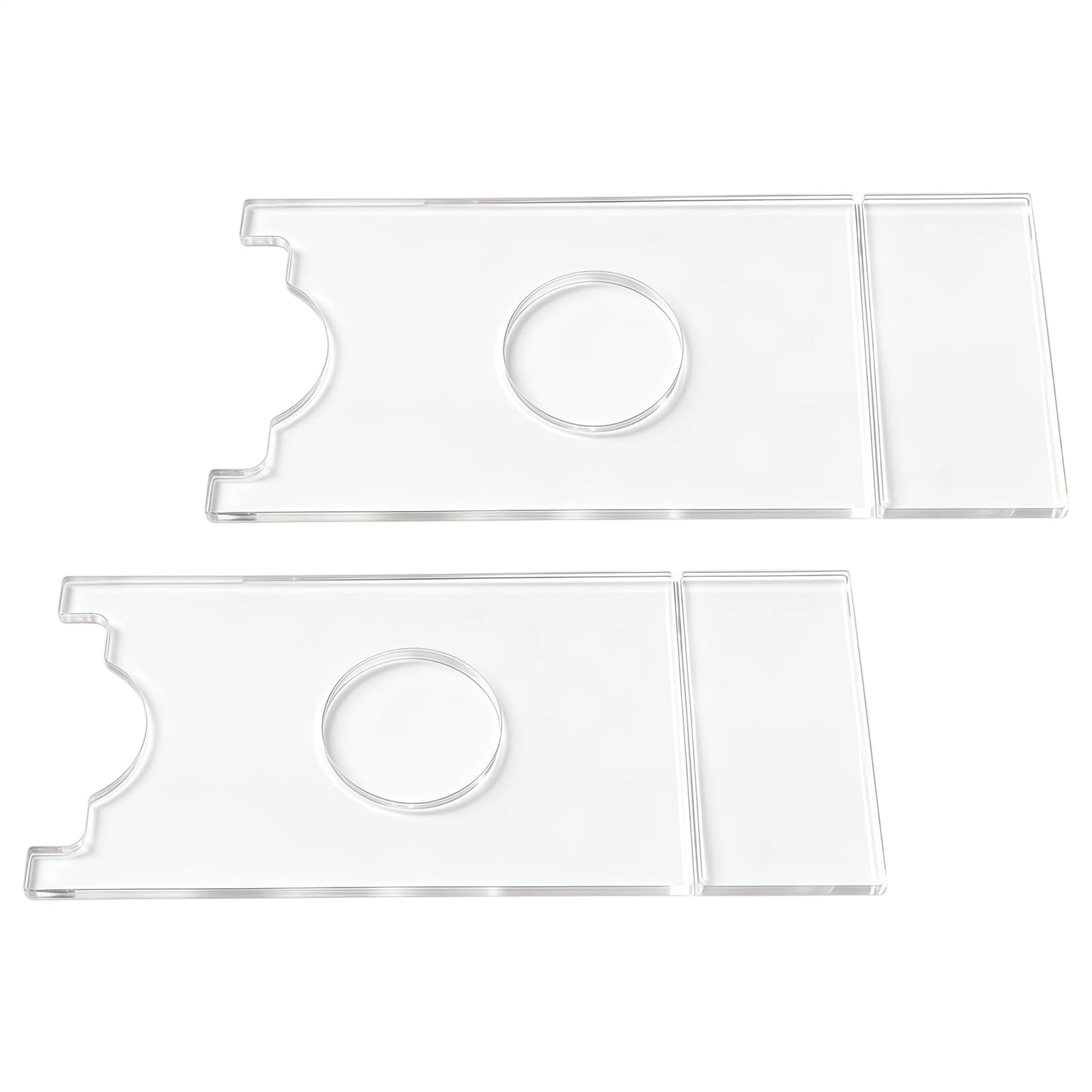 Protector de pared acrílico transparente, pack de 2 bloqueadores antiarrayazos