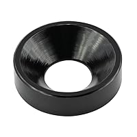 Vista 23 de [60 piezas] Arandelas avellanadas de acabado M3, aleación de aluminio anodizado, arandelas de cabeza/juntas/arandelas de copa para tornillo Negro