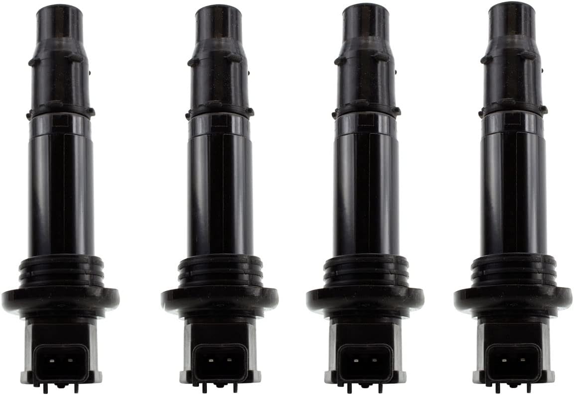 RMSTATOR 4 Pack Ignition Stick Coil for Yamaha RX-1 / RX Warrior 1000 2003-2005 | OEM Repl.# 8FA-82310-00-00 / 8FA-82310-01-00