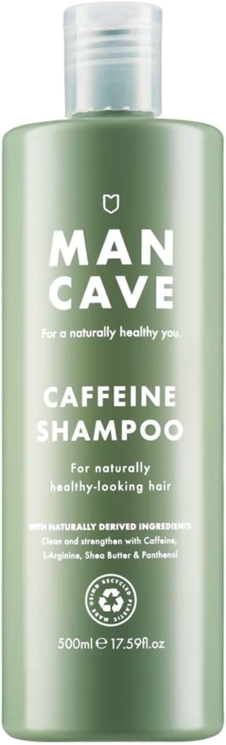 – Caffeine Shampoo for Men, Support and Encourage Healthy Hair Growth with Caffeine, Panthenol and Vitamin E, Sulphate Free, Natural, Vegan, Cruelty Free, 500 ml