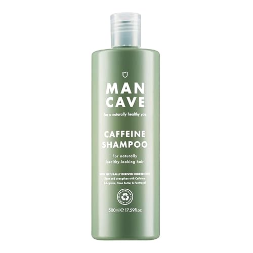 ManCave Koffein Shampoo Herren 500ml XXL - Anti Haarausfall Shampoo