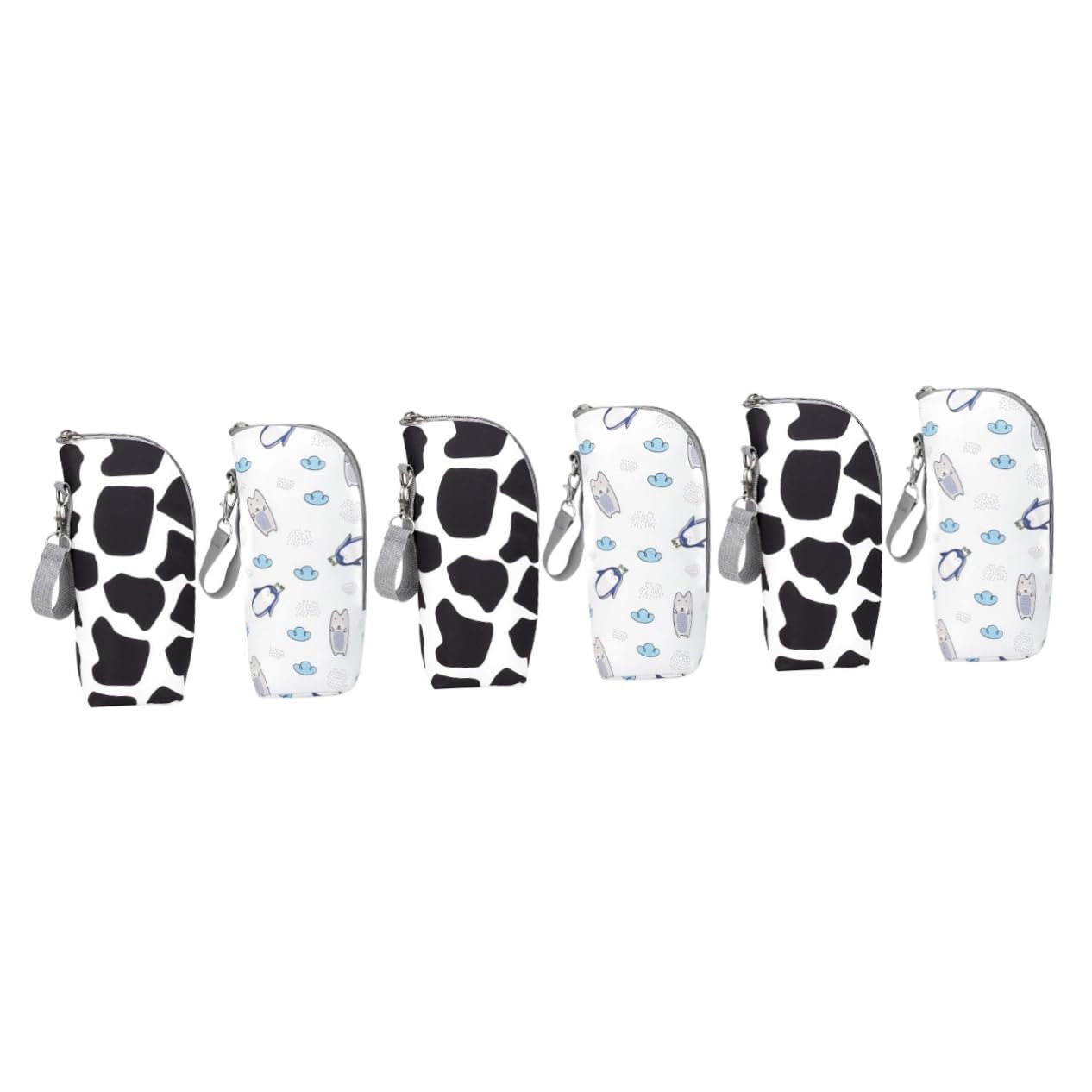 ifundom 3 Set Di Borse Termiche Portatili Per Biberon Eleganti Organizer Per Conservare Biberon Per Bambini Con Cerniera Calde O Fredde Per Gite 2 Pezzi * 3