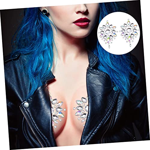 Beaupretty Adesivos Acrílicos Adesivos Corporais Gemas Corporais Adesivos De Brilho Facial Adesivos