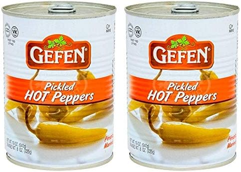 Pickled Hot Peppers Mediterranean Style, 19oz (2 Pack)
