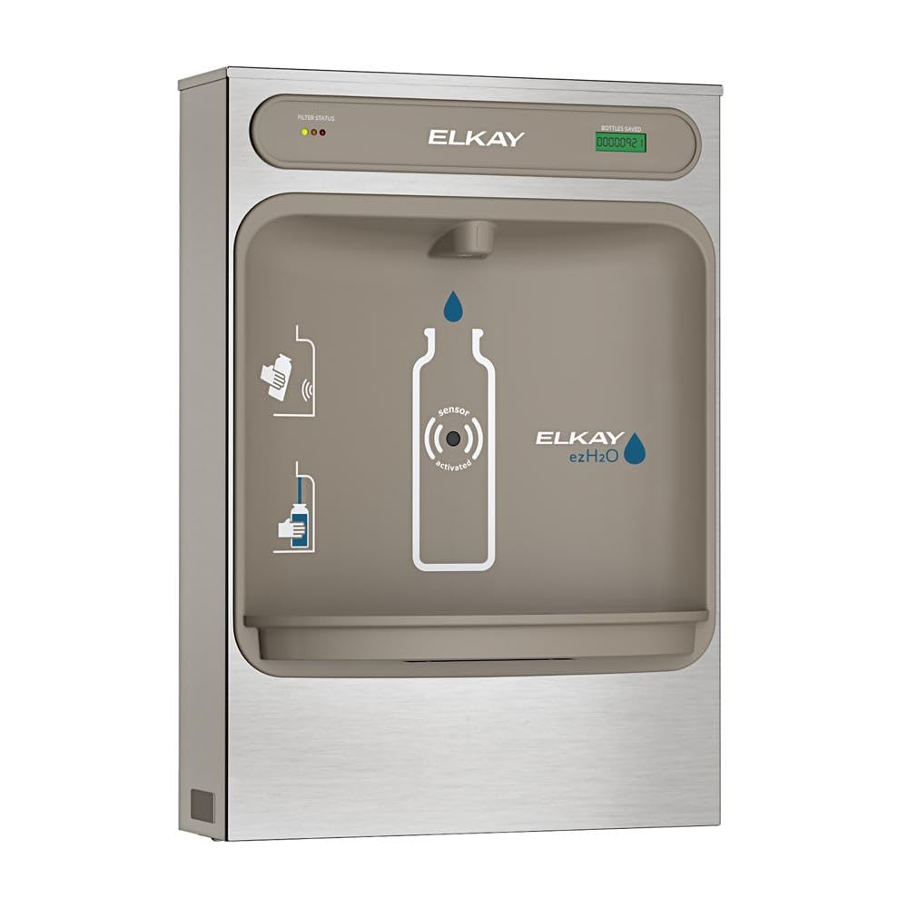 Elkay LZWSSM EZH2O Surface Mount Filtered Bottle Filling Station Non-Refrig. Stainless Steel product thumbnail 2