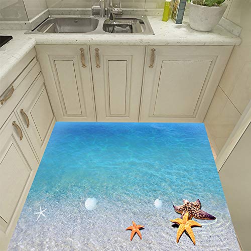 Sengter 3D Starfish Wall Decal Removable Under The Sea Wall Stickers For Bathroom Living Room Bedroom Toilet Decor #TOP2