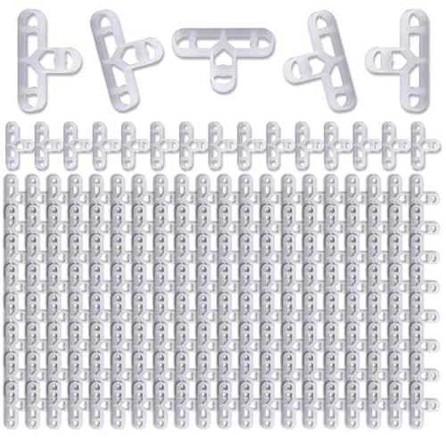 KAHDGSS 200 Piezas Espaciadores Alboroto 10 Mm 3/8 Pulgadas con Color Transparente Conveniente para Proyectos Pisos Sin Costuras Y Paredes