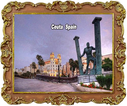 Ceuta - Imán decorativo para nevera, diseño de recuerdos turísticos