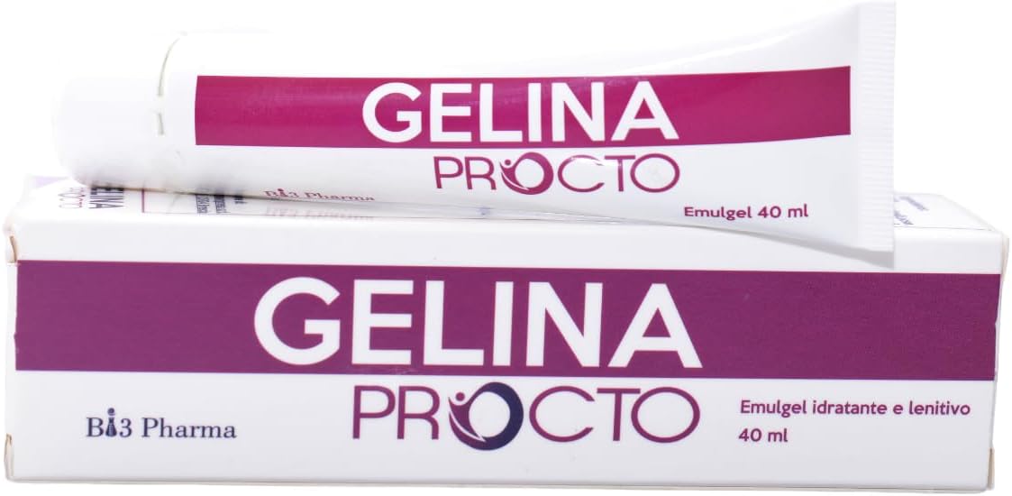 Gelina Procto Emulgel 40ml a base di aloe vera, acido Ialuronico, escina,...