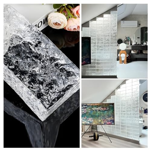 Bloques de cristal transparentes 150x150x50mm para muros y azulejos 4