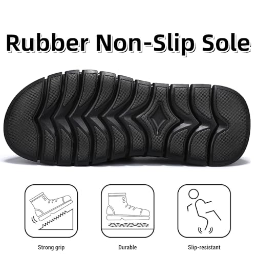 Asifn Men's Leather Loafers Comfortable Casual Slip-On Round Toe Shoes Hand-Stitched Non-Slip Daily Driving Office Walking Shoes4