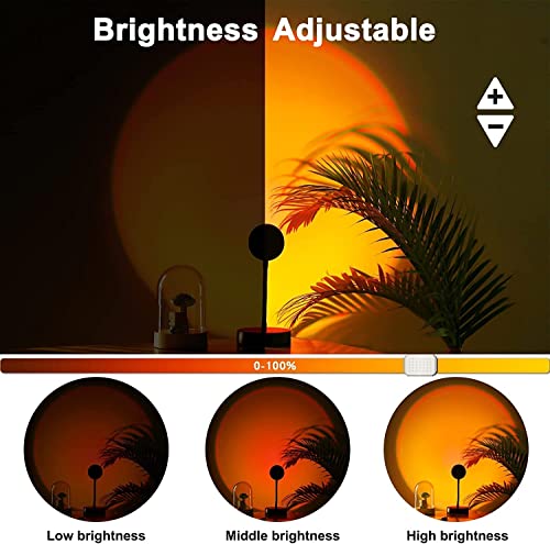 Corated Sunset Lamp, 16 Colors Sunset Projection Lamp With Remote Control, Multiple Colors Projector Sunset Night Light For Photography, Selfie, Home And Bedroom Decor #TOP6