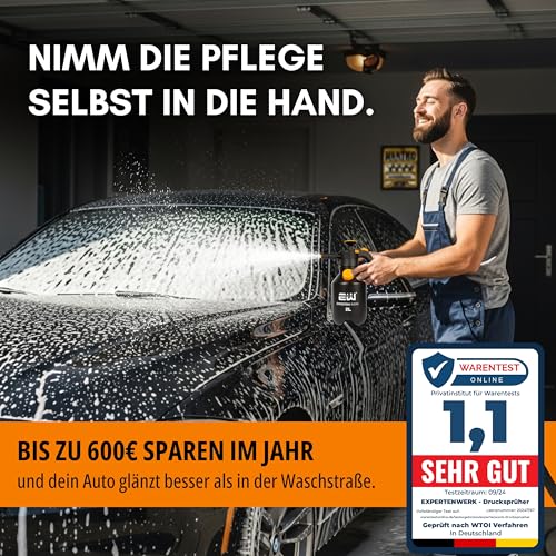 EXPERTENWERK Premium Schaumsprüher 2 l – handbetriebener Drucksprüher – Bild 3