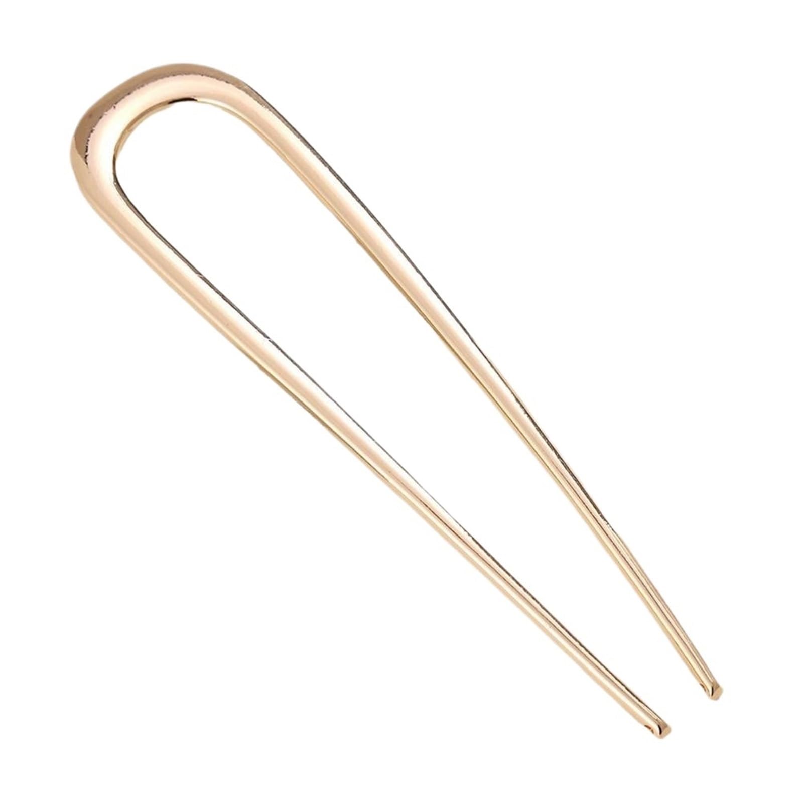 Forcine per capelli a forma di U, 10/20 forcine per capelli a forma di U, da donna: eleganti supporti per chignon lunghi e spessi, accessori per capelli Updo (oro, 20 pezzi)