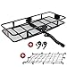 KING BIRD Upgraded Extra-Thick Steel Shank 550 lbs Capacity 60" x 24" x 6" Folding Cargo Carrier with Elastic Net and Packing Straps, Hitch Mount Luggage Basket Fits to 2-Inch Receiver