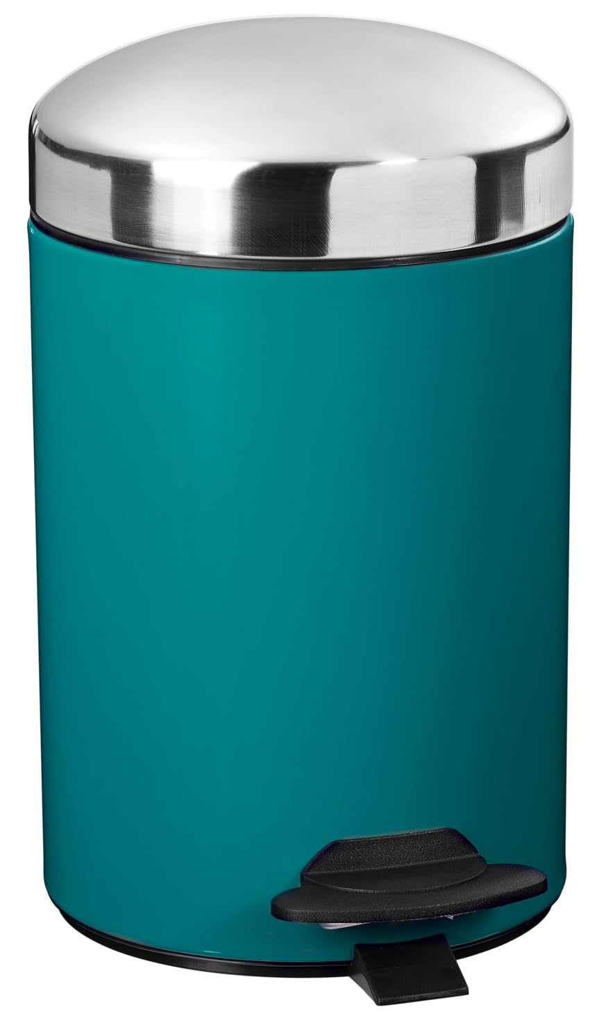 Bathroom Bin with Pedal - Capacity 3L - Made in France, Removable Inner Bucket, Bonny Large Pedal ROSSIGNOL