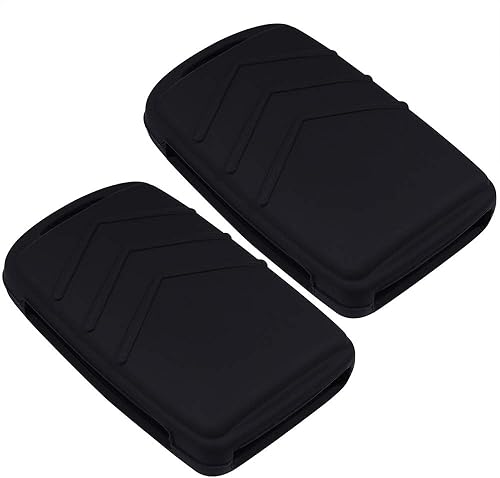 Miniatura 2 de Lcyam Fundas para llavero remoto de silicona duradera para 3 4 llaves en el lateral 2019 2020 Mazda 3 CX-30 CX-5 CX9 2023 Mazda 6 (negro negro)