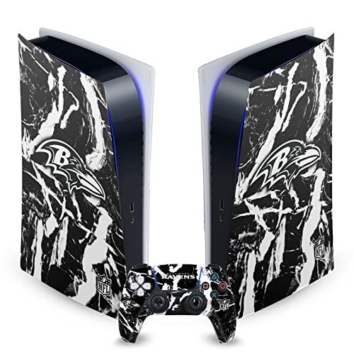 Skin Baltimore Ravens pour PS5 Digital et manette par Head Case Designs