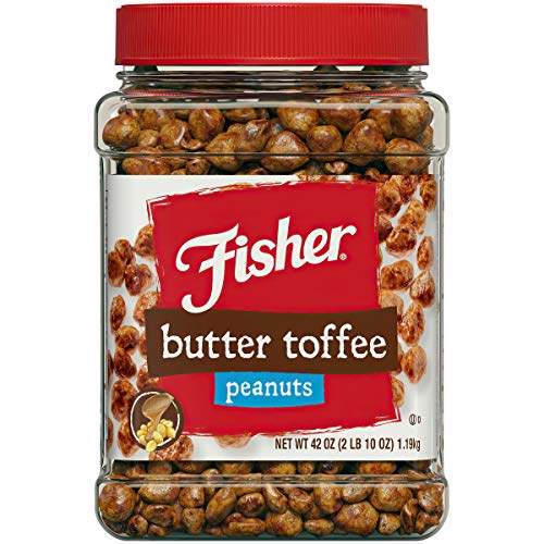 Fisher Snack Butter Toffee Peanuts, 42 Ounces (Pack Of 6), No Artificial Colors Or Flavors #TOP1