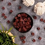 Lyra Pet® 1 kg Pferdefleischwürfel Hundefutter Snack fettarm schonend getrocknet getrocknet Leckerli Kausnack Kauartikel für Hunde Kauspaß