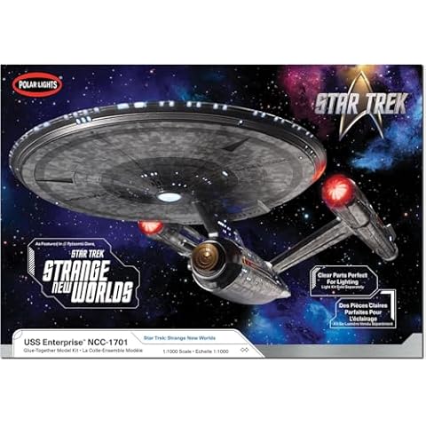 Polar Lights Star Trek Strange New Worlds U.S.S. Enterprise 1:1000 Scale Model Kit Cover