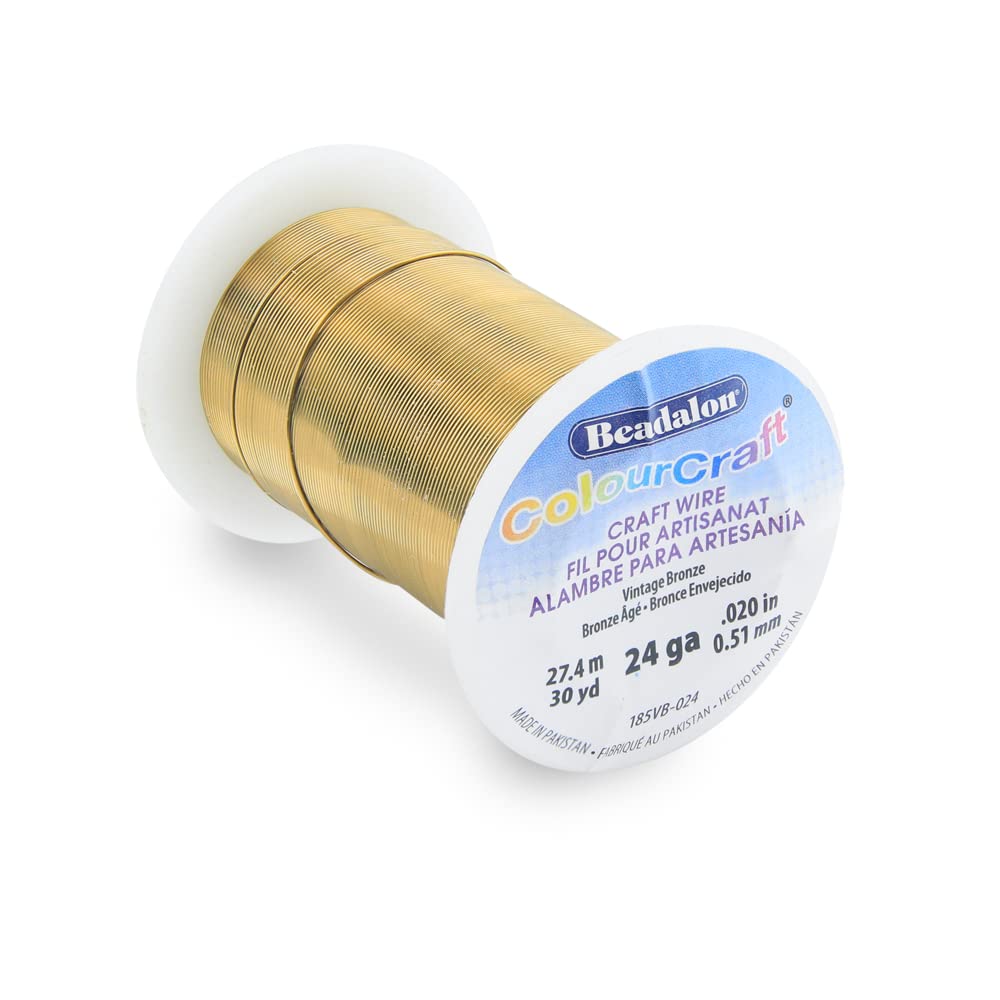 Amazon.co.jp: Beadalon ColourCraftワイヤー、24ゲージ/0.51mm