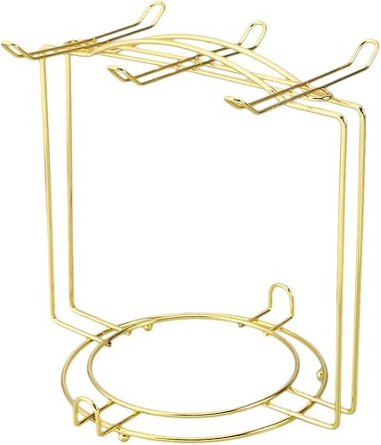 Housoutil Para tazas tazas con platos, soportes colgantes para restaurante, ganchos para exhibición, escurridor de almacenamiento, estante