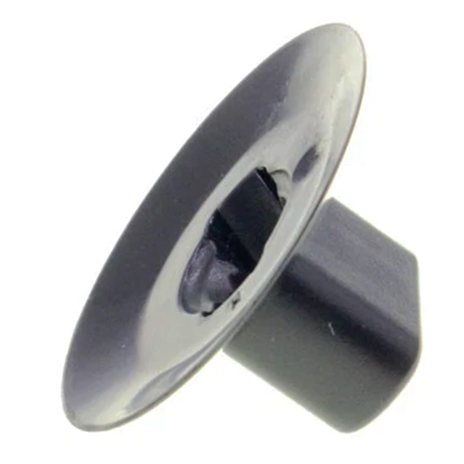 38 Pack Cable Snap Bushing Grommet, 1/2 Mounting Dia Opened Snap Bushing Black Round Nylon