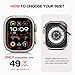 Goton Waterproof Case Compatible for Apple Watch Ultra 3/2/1 Screen Protector 49mm, Hard Bumper with Tempered Glass for iWatch Cover 49 mm