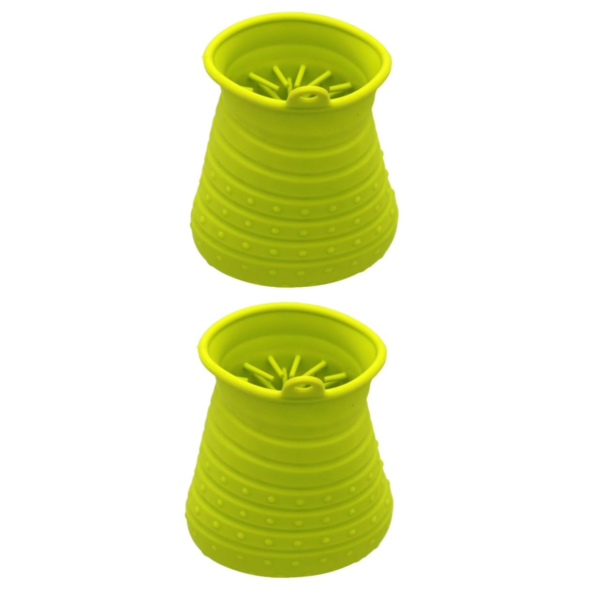 Amosfun 2stücke Allzweck Silikon Fußwaschmassager Für Haustiere Pfotenreinigungstool Grün Einfach Zu Reinigen Flexibel Und Komfortabel Mit Massageeffekt Für Hunde Und Katzen