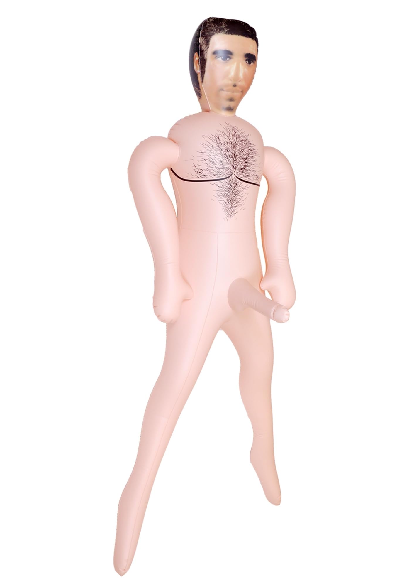 Muñeca Hinchable Masculina Tamaño Real 160 cm – 3 Modelos (Guapo, Fontanero, Obrero) – Figura Inflable Adultos (Guapo)