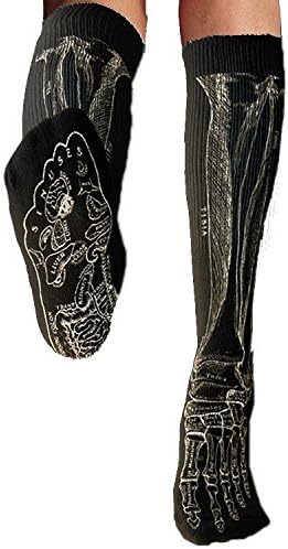 Anatomical Unisex Bones Socks - Black