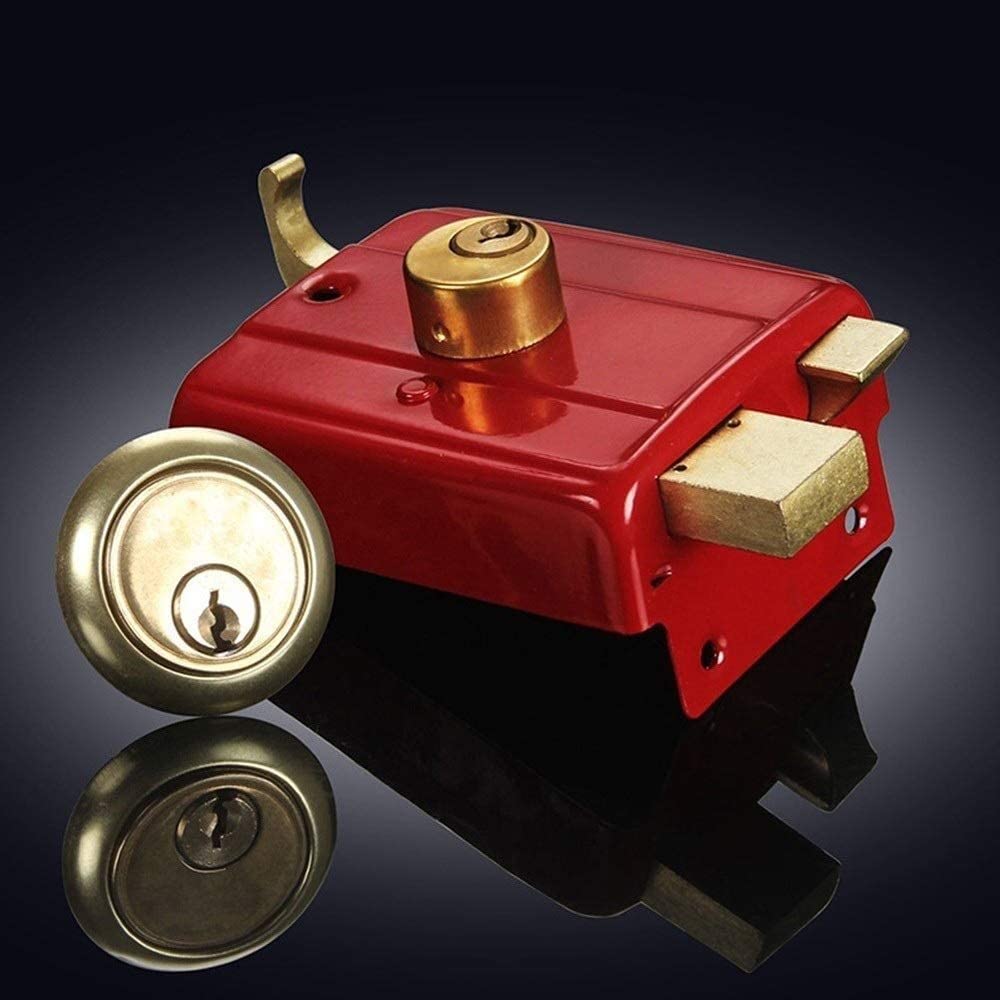 Catena di porta anti-furto Catena di sicurezza for porta, lucchetto a catena di sicurezza limitatore, serratura della porta YhCHER 95 * 75 mm, antifurto, camera da letto robusta e facile da installare