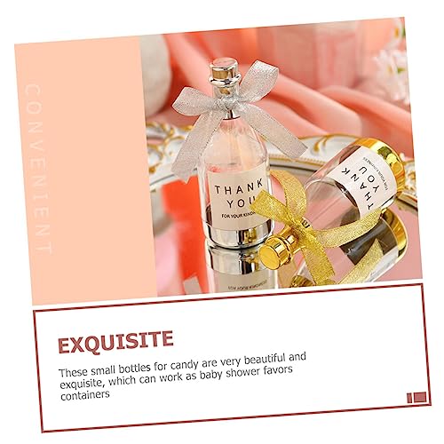 PRETYZOOM 20Pcs Caixas Caixa De Doces Garrafa Recipiente Frascos De Doces Garrafas De Doces Lembranc