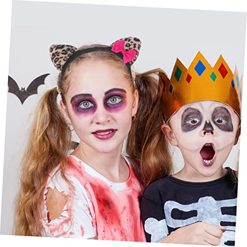 BESTOYARD Adereços De Halloween 4pcs 1 Conjunto Acessórios De De Leopardo Faixa De Cabeça De Leopard